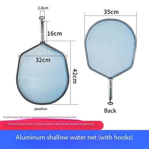 Handheld Plastic <span class=keywords><strong>Leaf</strong></span> Rake Skimmer <span class=keywords><strong>Net</strong></span> <span class=keywords><strong>Pool</strong></span> Reinigungs zubehör Ausrüstung für Schwimmbad - Product Image 4