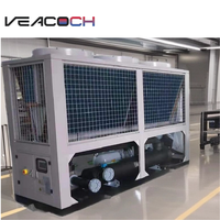 Unité de climatisation compacte de toit 105 kW avec deux ventilateurs de condensation, R410A, contrôle PLC pour système de climatisation de bureaux publics