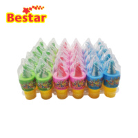 BESTAR Vente en gros Bonbons durs en forme de sucette Magic Pop, en forme de crème glacée, avec poudre de bonbons