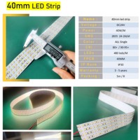 Bande lumineuse flexible à LED Offres Spéciales Dc24v 240LED IP20 SMD2835 15MM Éclairage Luces LED Strisce Led Cuivre 20W Guirlande lumineuse