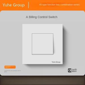 European standard flame retardant PC2 post 1-channel <b>wall</b> <b>light</b> <b>switch</b>, power single channel Italian <b>wall</b> <b>light</b> <b>switch</b> - Product Image 3