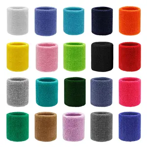 High Elastic Breathable Terry Cloth Sports Sweat Wrist Band Support Avoid Injuries GYM Accessories