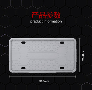 Marco de Matrícula Negro de Lujo, Paquete de 2, Soporte Universal para Matrícula con Tapas de Tornillos para Autos, SUVs y Camionetas - Product Image 5