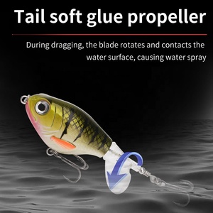 <span class=keywords><strong>Bonic</strong></span> 3D ojos luminosos lápiz señuelo grasa señuelo cebo de pesca para salmón de agua dulce en ríos HECHO DE Material ABS duradero - Product Image 2
