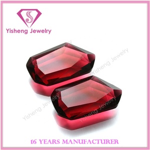 พลอยพลอยทัวร์มาลีนสังเคราะห์20มม. พลอยสีชมพูอเมทิสต์สีส้มเหลือง - Product Image 3