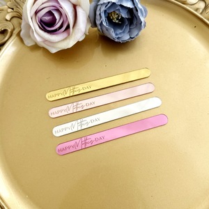 Honey And Sweetness Acrylic Mother's Day <b>Cake</b> <b>Decor</b> Sticks Ice Cream Popsicle Sticks Party <b>Supplies</b> - Product Image 3