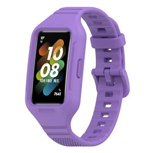 Bracelet de montre intelligent en silicone avec étui pour <span class=keywords><strong>Huawei</strong></span> <span class=keywords><strong>Band</strong></span> <span class=keywords><strong>6</strong></span>/7/8/9 <span class=keywords><strong>Honor</strong></span> <span class=keywords><strong>6</strong></span>/7 - Product Image 3