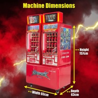 Distributeur automatique de cartes TCG Dual Armor Hero, à monnayeur pour centre commercial et salle de jeux