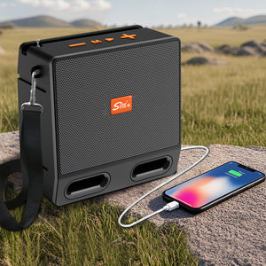 ZQS829 multifonctionnel extérieur maison TWS haut-parleur sans fil tous temps diffusion d'urgence maison Portable Global <span class=keywords><strong>Satellite</strong></span> <span class=keywords><strong>Radio</strong></span> - Product Image 2