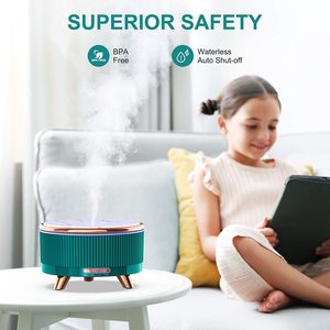 น้ำมันหอมระเหยอัลตราโซนิคอิเล็กทรอนิกส์,เครื่องเพิ่มความชื้น Cool Mist พร้อมชุดน้ำมันหอมระเหยของขวัญห้องนอนที่ดีที่สุด2023 - Product Image 3
