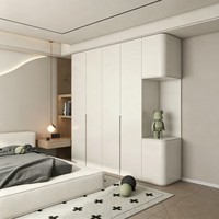 Modulares Kleiderschranksystem Platzsparend Maßgefertigte Größe Schiebetür-Kleiderschrank für Kleine Wohnungen