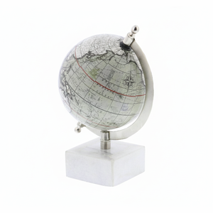 Globo terráqueo maravillosamente detallado de las Maravillas terrenales para la exploración de la sala de estudio de la biblioteca del hogar y la referencia de Monumentos Históricos - Product Image 1