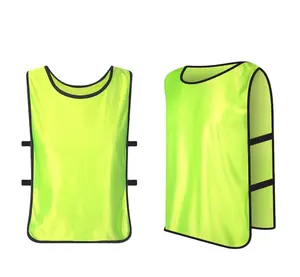 OEM Factory Mesh Scrimmage Vest Team Practice Soccer Jacket Vest Children's Clothing Soccer Bibs For Adult Training