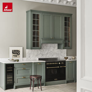 Gabinete de Cocina Modular Moderno y Ecológico AllandCabinet con Revestimiento de Vidrio para Vino, Precio de Fábrica para <span class=keywords><strong>Apartamentos</strong></span> - Product Image 5