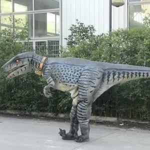 Equipo de parque t-rex, equipo de dinosaurios, modelo animatrónico, disfraz de dinosaurio, gran oferta