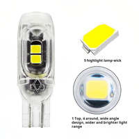 Yosovlamp Car LED Indicador de ancho T10 5W5 Luz de matrícula 5SMD Luz de lectura