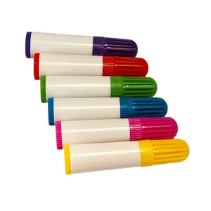 PCR Plastic Washable Water Based Color Marker Pen Cute Tube 12/24/36/48 Multicolor Non-Toxic Ink For Painting