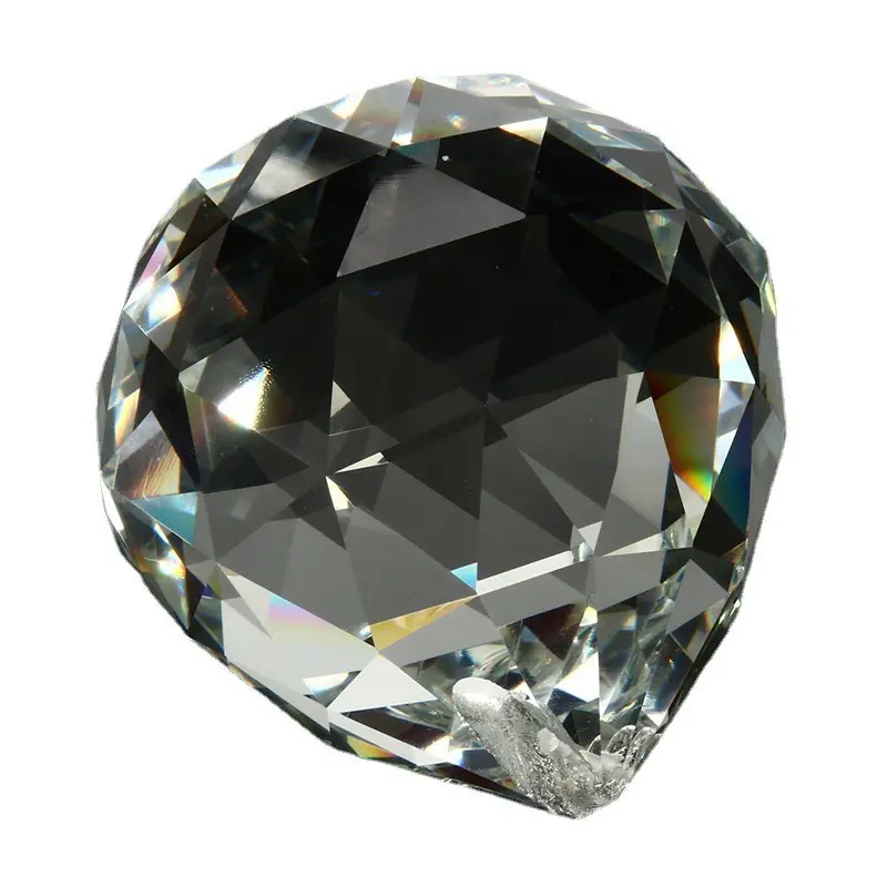 Groothandel Decoratieve K9 Crystal Ball Prisma 30Mm Facet Glas Ballen Voor Kroonluchter