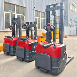 Vente directe d'usine Mini transpalette électrique à haute levée Walk-behind Stand-on Gerbeur entièrement automatique à un prix abordable - Product Image 6