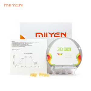 MIIYEN 57% luce trasmittanza D forma blocco <span class=keywords><strong>Zirconia</strong></span> 3D Pro multistrato CAD camma impianto protesi materiale AGx16mm - Product Image 3
