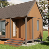 Boutique mobile en structure métallique, module de maison préfabriquée PopTiny, construction de maison modulaire de luxe sur mesure, design traditionnel, durable