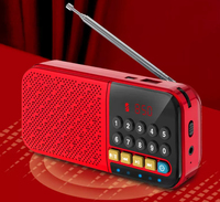 Tragbarer Mini-Digitallautsprecher mit FM-Radio und Taschenlampe Stereo Tragbares Radio