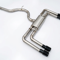 Système d'échappement en acier inoxydable Valvetronic Performance Catback pour Audi A3 S3 avec une épaisseur de 1,5 mm et une finition lisse