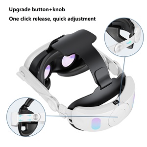 Sangle de tête Elite avec coussin en éponge confortable, <span class=keywords><strong>casque</strong></span> de recharge avec batteries 6000 mAh pour <span class=keywords><strong>casque</strong></span> VR <span class=keywords><strong>Meta</strong></span> Quest 3 - Product Image 2
