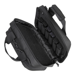 Sac de transport tactique pour arme de poing à double lunette, verrouillable, pour la chasse et le stand de tir, avec compartiments pour chargeurs, sac messager pour homme - Product Image 5