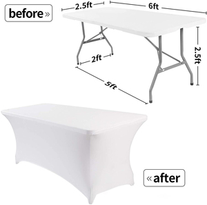 4ft 5ft 6ft 8ft Lit de massage extensible Couverture ajustée Couvre-lit de massage pour esthéticienne Tatouage Épilation à la cire Lit Table de salon - Product Image 3