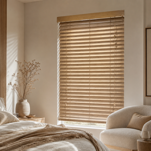 Persianas Venecianas de Bambú Natural Ecológicas de 50 mm con Lamas Horizontales <span class=keywords><strong>para</strong></span> Decoración de Ventanas de Hogar, Oficina y Hotel - Product Image 2