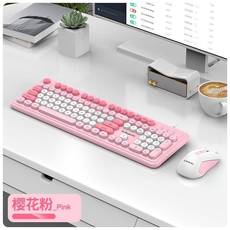 Kit Razer Viper KM200 [Rosa flor de cerezo]