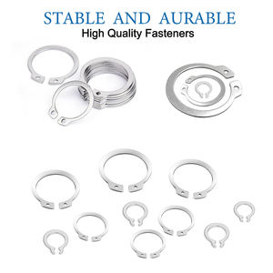 315ピース/セット品揃えキット15サイズM4 ~ M28ブラックステンレス鋼シャフト外部保持リングワッシャーCクリップスナップサークリップ - Product Image 3