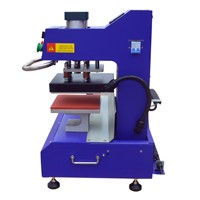 Mini presse à chaud pneumatique avec contrôle numérique PID, petite presse à chaud pour vêtements, transfert d'étiquettes en silicone