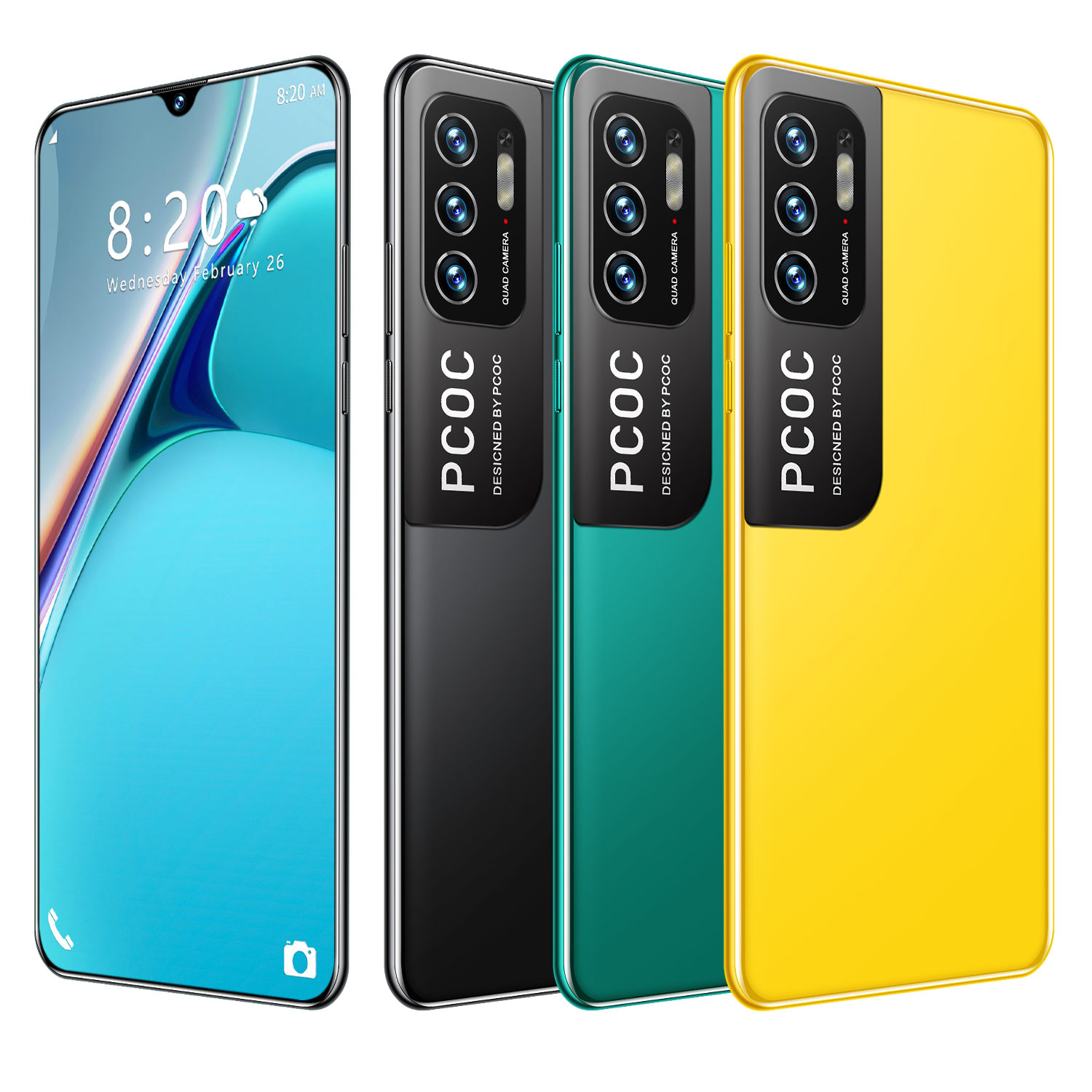 2021 Горячая Распродажа Новый телефон M3 Pro MAX 6,7 дюймов Android смартфоны 12 Гб + 512 Гб 10-ядерный 5G LET мобильных телефонов 4 камеры для мобильных телефонов