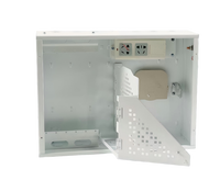Boîtier de distribution d'alimentation basse tension à fibre optique homologué CE et certifié RoHS, encastrable, pour câblage FTTH, IP30 AC220V 10A, à froid