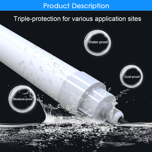 Luminaire LED Tri-proof ShineLong 1500MM, tube rond mince, IP65, solution d'éclairage industriel - Product Image 5