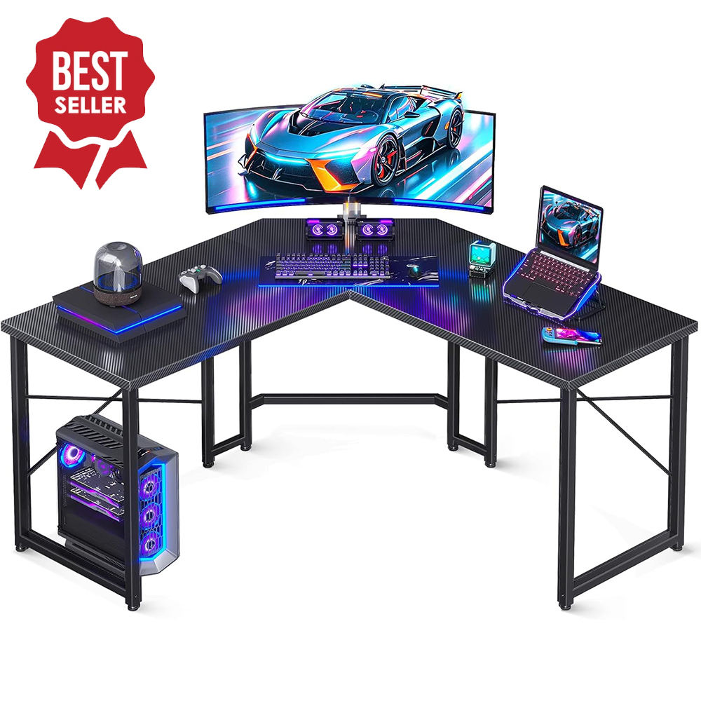 Electric Height Adjustable Gaming Desk | Steel Frame, 3-Segment Standing Desk, Sit-Stand Computer Table with Memory Controller (Kuwait)