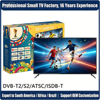 Televisor Inteligente Android 14 4K UHD de 85 Pulgadas sin Marco, Control Remoto por Voz, WiFi, BT, 1.5G+8G, HDMI, Pantalla Plana, OEM, Venta al por Mayor, DVB-T2/S2/ATSC ISDB-T