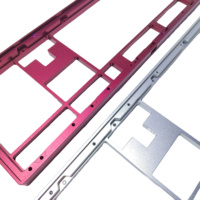 Clavier CNC personnalisé clavier mécanique accessoires informatiques OEM pièces métalliques anodisation couleurs personnalisées boîtiers CNC