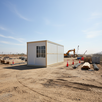 Hébergement pour camp de travailleurs, installation rapide, gain de place, structure en acier, maison préfabriquée pliable en conteneur