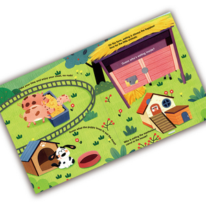 Magnifique livre d'images interactif sur le jardin, adapté aux enfants <span class=keywords><strong>de</strong></span> 3 à 6 ans, livres éducatifs pour enfants avec des illustrations colorées - Product Image 5