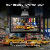 AZDOME M01 Pro 1080P ADAS DashCam Support Mode Parking Détection de mouvement G-Sensor Dash Cam Écran 3 pouces Caméra de voiture Caméscope