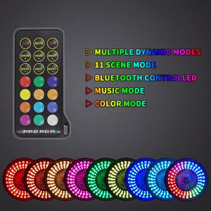 7英寸发光二极管前照灯RGB汽车发光二极管行车灯光环高/低光束DRL遥控发光二极管灯12V 24v汽车4x4配件 - Product Image 4