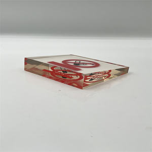 Scritta in resina trasparente senza fumo targa espositore in resina non fumante - Product Image 6