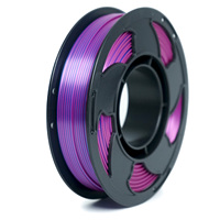 [0.25kg] Filamen PLA Sutra Dual & Tri Warna 1.75mm untuk Printer 3D, Filamen Bi-Warna 250g, Filamen Sutra Multiwarna PLA Kecepatan Tinggi