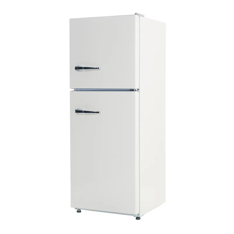 7 cu. ft. Compressore frigorifero frigorifero Design retrò casa doppia porta compatto frigorifero di congelamento superiore