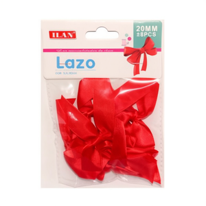 Nastro ILAN Lazo 20 mm Rosso in Raso per Decorazioni e Artigianato - Product Image 1