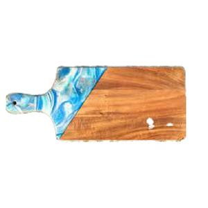 Bloc à découper en bois d'acacia de haute qualité planche à fromage émaillée conception d'impression bambou maison mariage affaires Restaurant-hôtel utilisation - Product Image 2