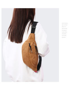 <span class=keywords><strong>Riñonera</strong></span> de <span class=keywords><strong>Pana</strong></span> OEM para Viaje Cruzada al Pecho Estilo Retro para Exteriores y Deportes, Bolso de Cintura Personalizado, Práctico Bolso para Cadera - Product Image 4